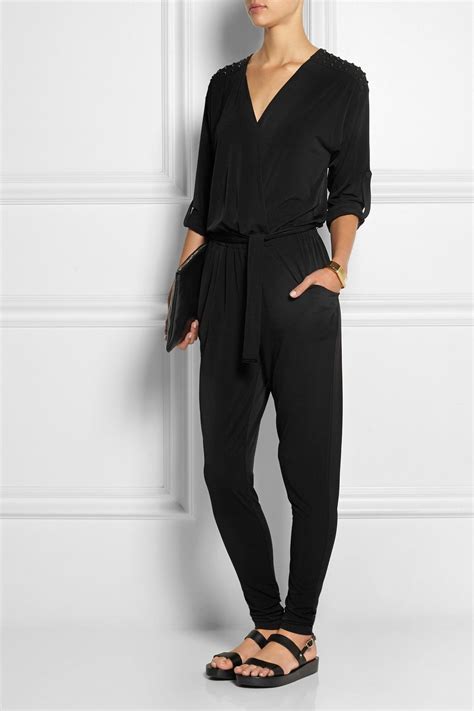 michael kors jumpsuit schwarz